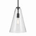 Kichler - 42199BK - One Light Pendant - Everly - Black