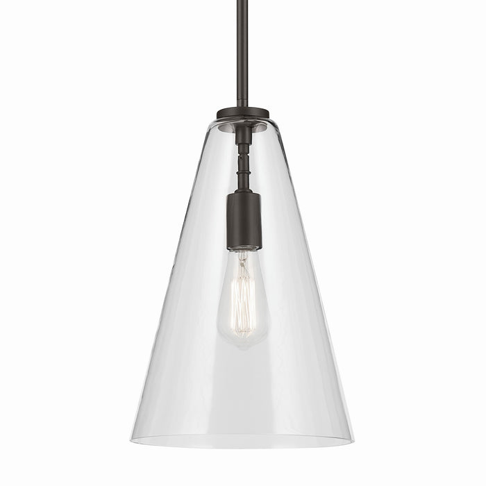 Kichler - 42199OZ - One Light Pendant - Everly - Olde Bronze