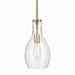 Kichler - 42456NBRCS - One Light Pendant - Everly - Brushed Natural Brass