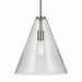 Kichler - 42200NICS - One Light Pendant - Everly - Brushed Nickel