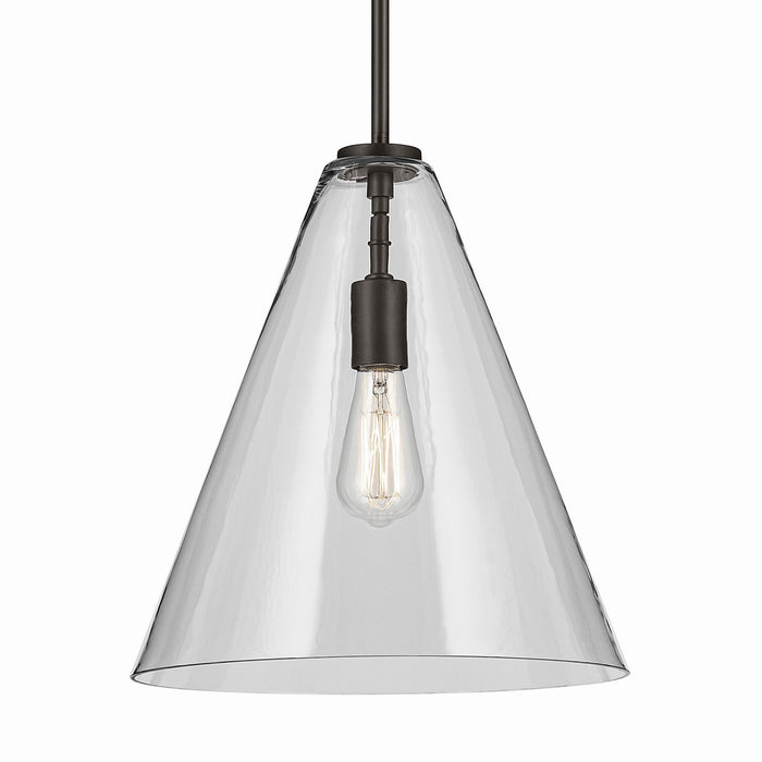 Kichler - 42200OZ - One Light Pendant - Everly - Olde Bronze