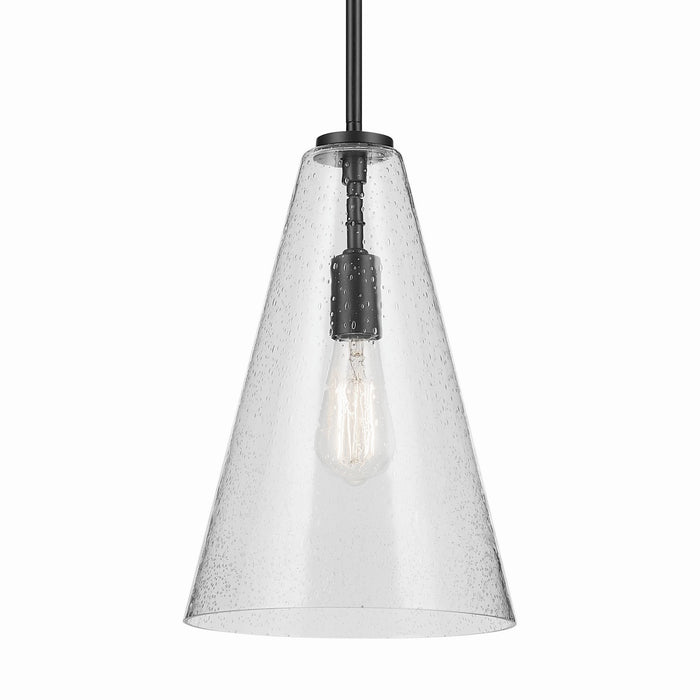 Kichler - 42199BKCS - One Light Pendant - Everly - Black