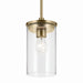 Kichler - 43996NBR - One Light Mini Pendant - Crosby - Natural Brass