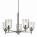 Kichler - 43671NICLR - Five Light Chandelier - Shailene - Brushed Nickel