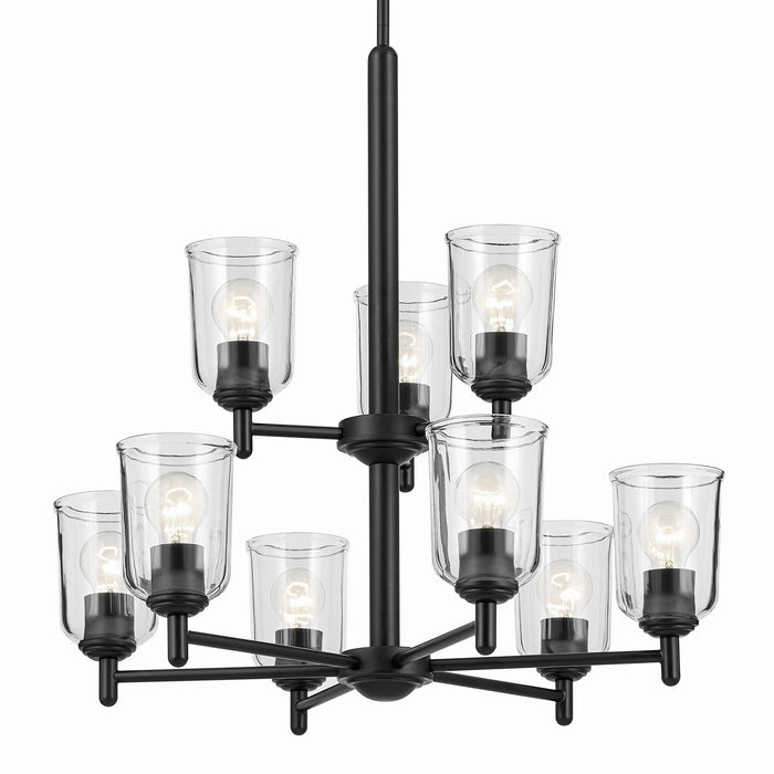 Kichler - 43672BKCLR - Nine Light Chandelier - Shailene - Black