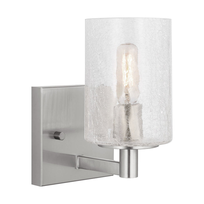Generation Lighting - GLV1031EN/BS - One Light Wall / Bath Sconce - Parker - Brushed Steel