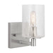 Generation Lighting - GLV1031EN/BS - One Light Wall / Bath Sconce - Parker - Brushed Steel
