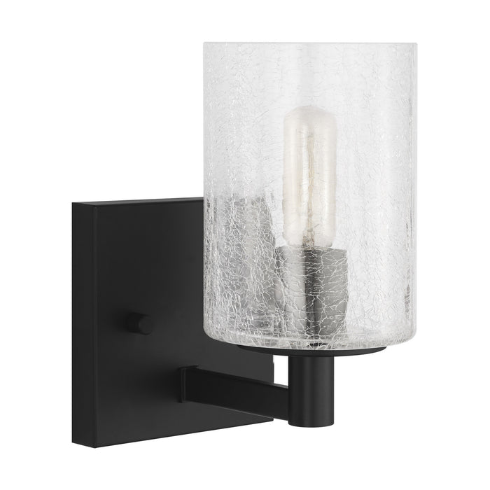 Generation Lighting - GLV1031EN/MBK - One Light Wall / Bath Sconce - Parker - Midnight Black