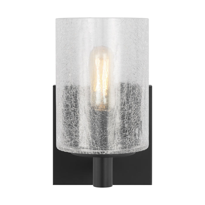 Generation Lighting - GLV1031EN/MBK - One Light Wall / Bath Sconce - Parker - Midnight Black
