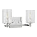 Generation Lighting - GLV1032EN/CH - Two Light Wall / Bath - Parker - Chrome