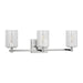Generation Lighting - GLV1033EN/CH - Three Light Wall / Bath - Parker - Chrome