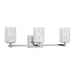 Generation Lighting - GLV1033EN/CH - Three Light Wall / Bath - Parker - Chrome