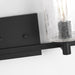Generation Lighting - GLV1034EN/MBK - Four Light Wall / Bath - Parker - Midnight Black
