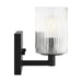 Generation Lighting - GLV1041MBK - One Light Wall / Bath Sconce - Lando - Midnight Black