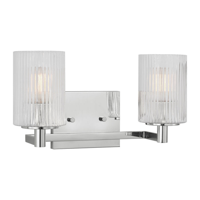 Generation Lighting - GLV1042EN/CH - Two Light Wall / Bath - Lando - Chrome