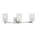 Generation Lighting - GLV1043EN/CH - Three Light Wall / Bath - Lando - Chrome