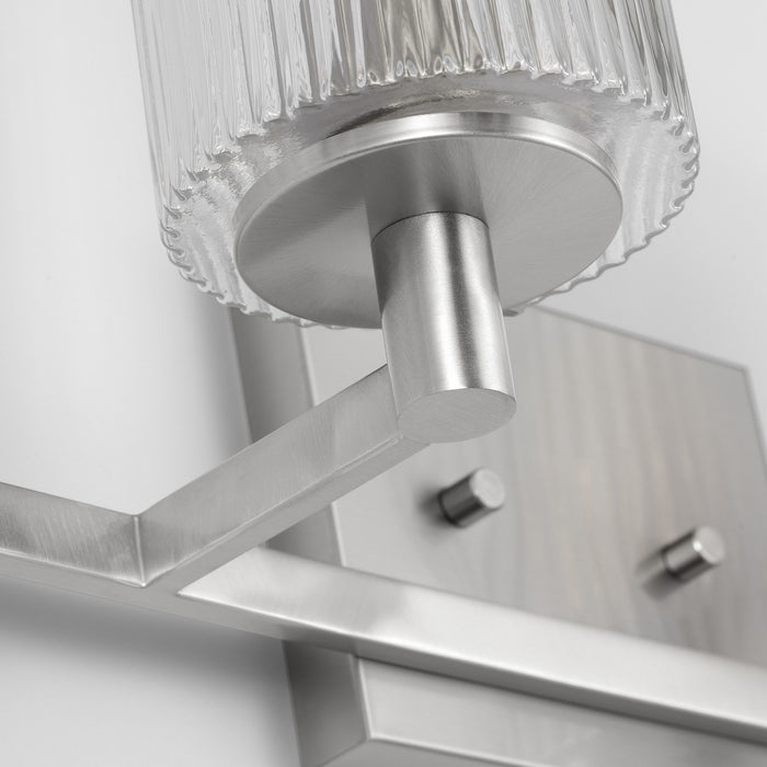 Generation Lighting - GLV1044EN/BS - Four Light Wall / Bath - Lando - Brushed Steel