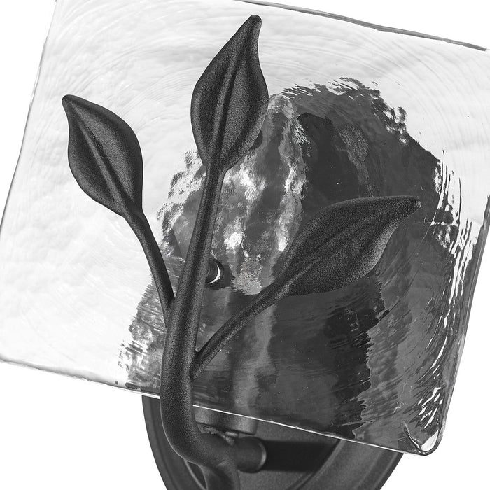 Golden - 3160-1W NB-HWG - One Light Wall Sconce - Calla - Natural Black