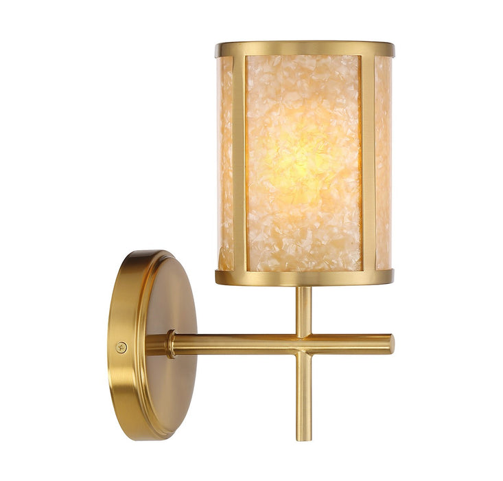 Savoy House - 9-2055-1-322 - One Light Bathroom Vanity - Camden - Warm Brass