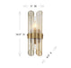 Savoy House - 9-9104-1-322 - One Light Wall Sconce - Biltmore - Warm Brass