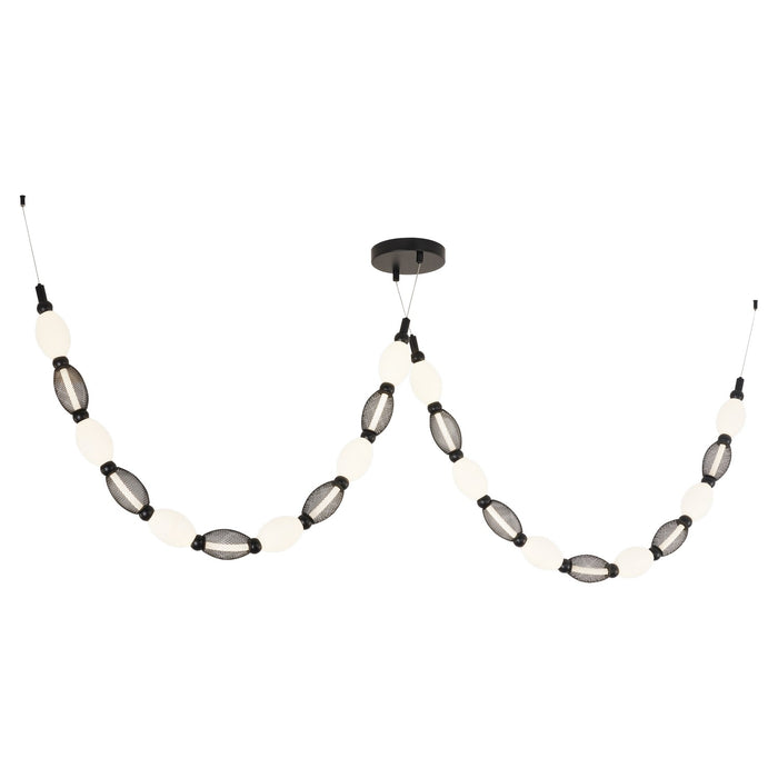 Matteo Lighting - C37102BK - LED Pendant - Tentacles