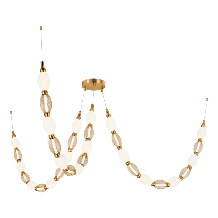Matteo Lighting - C37103AG - LED Pendant - Tentacles