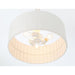 Minka-Lavery - 1804-44B - Three Light Pendant - Lodelle - Sand White