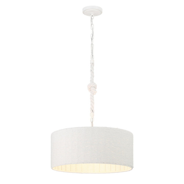 Minka-Lavery - 1804-44B - Three Light Pendant - Lodelle - Sand White