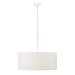 Minka-Lavery - 1805-44B - Four Light Pendant - Lodelle - Matte White