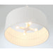 Minka-Lavery - 1805-44B - Four Light Pendant - Lodelle - Matte White