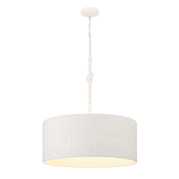 Minka-Lavery - 1805-44B - Four Light Pendant - Lodelle - Matte White