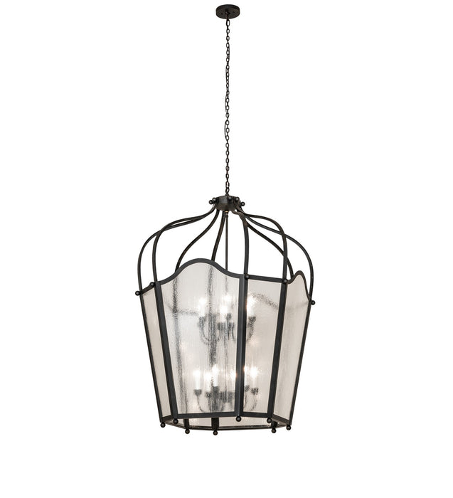 Meyda Tiffany - 270941 - 12 Light Pendant - Citadel - Blackened Steel