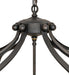 Meyda Tiffany - 270941 - 12 Light Pendant - Citadel - Blackened Steel