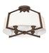 Meyda Tiffany - 271015 - Four Light Semi-Flushmount - Cilindro - Cortez Gold