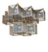 Meyda Tiffany - 271438 - LED Chandelier - Blackburn - Brushed Brass