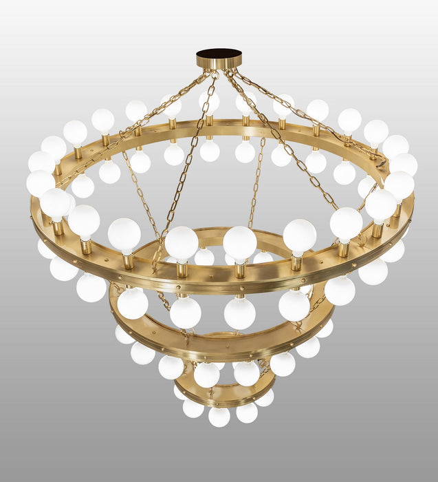 Meyda Tiffany - 272091 - LED Chandelier - Albion - Brushed Brass