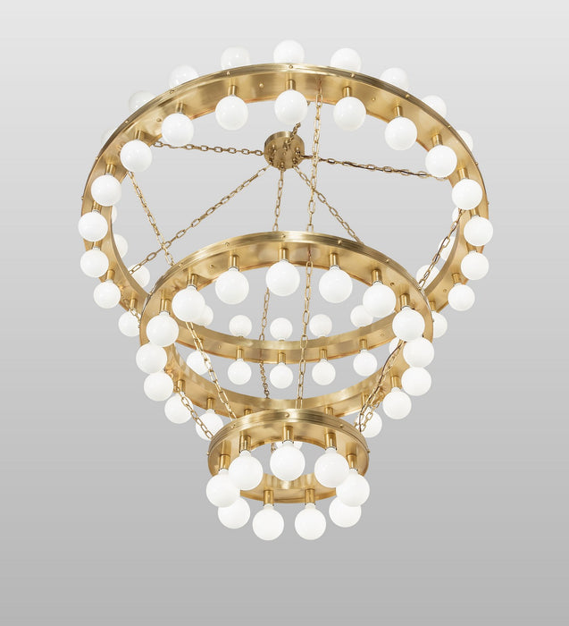 Meyda Tiffany - 272091 - LED Chandelier - Albion - Brushed Brass