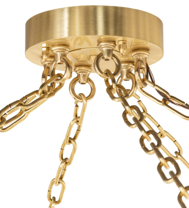 Meyda Tiffany - 272091 - LED Chandelier - Albion - Brushed Brass