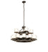 Meyda Tiffany - 272958 - 16 Light Chandelier - Noziroh Ring - Oil Rubbed Bronze