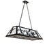 Meyda Tiffany - 273233 - Six Light Pendant - Alpine - Textured Black