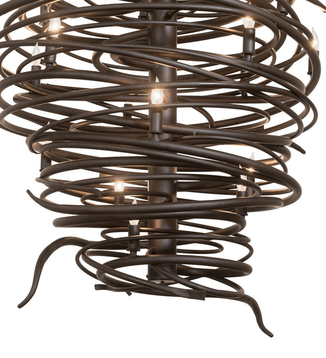 Meyda Tiffany - 273436 - 20 Light Chandelier - Cyclone - Oil Rubbed Bronze