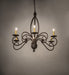 Meyda Tiffany - 273531 - Six Light Chandelier - Squire - Gilded Tobacco