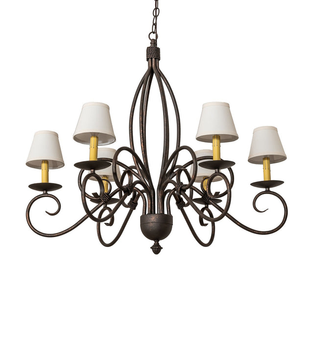 Meyda Tiffany - 273532 - Six Light Chandelier - Squire