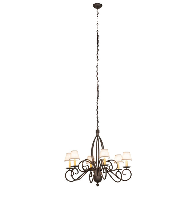 Meyda Tiffany - 273532 - Six Light Chandelier - Squire