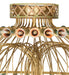 Meyda Tiffany - 274892 - LED Chandelier - Coyle - Brushed Brass/Goldtastic