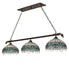 Meyda Tiffany - 275146 - Three Light Island Pendant - Angelica