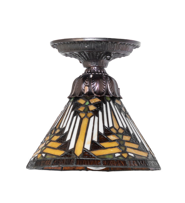 Meyda Tiffany - 276087 - One Light Flushmount - Nuevo