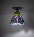 Meyda Tiffany - 276103 - One Light Flushmount - Tiffany Hanginghead Dragonfly