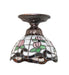 Meyda Tiffany - 276104 - One Light Flushmount - Roseborder