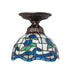 Meyda Tiffany - 276105 - One Light Flushmount - Roseborder